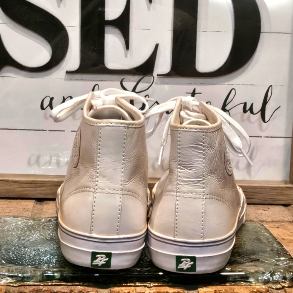 PF Flyers High-Top Sneaker 'Sea Salt' Off White Mns 11 | Wmn 12.5 - Picture 4 of 11